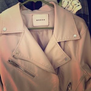 Blank NYC faux leather moto jacket